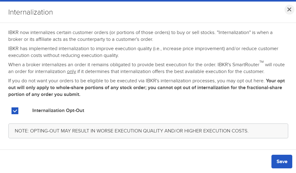 The internalization panel in advisor portal. 
