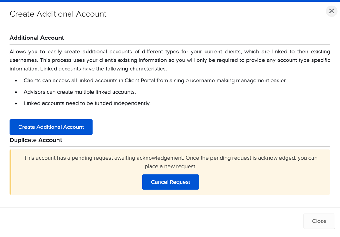 Create Additional Account