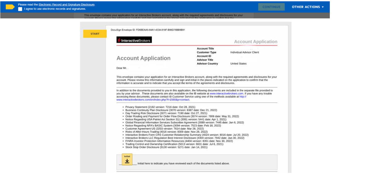 Docusign Information