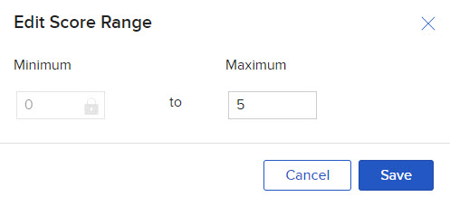 Image of the risk scores edit score ranger panel in portal. 