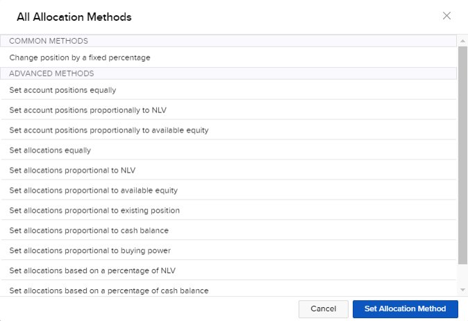 The view allocation methods in portal. 