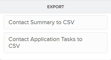 Image of the download contacts button in portal. 