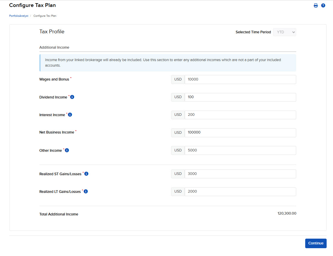 Configure Tax Plan in Portal