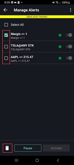 Set Alerts