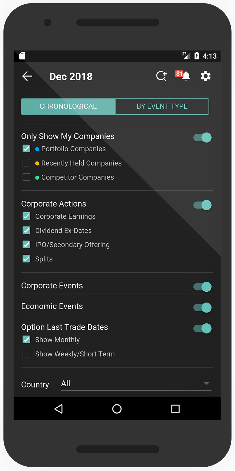 Events Calendar