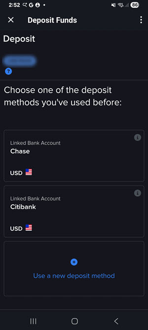 Deposit Funds