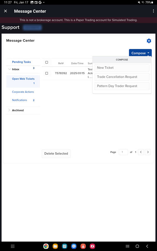 Message Center