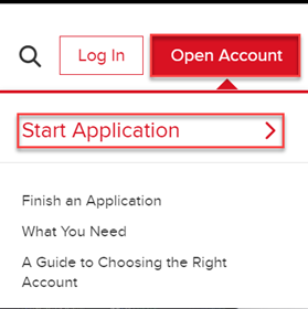 The open account on the IBKR website. 