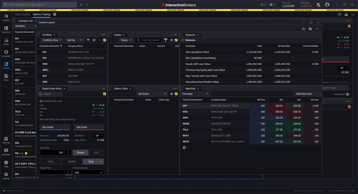 Dragging the layouts to multiple monitors
