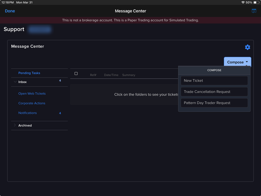 Message Center