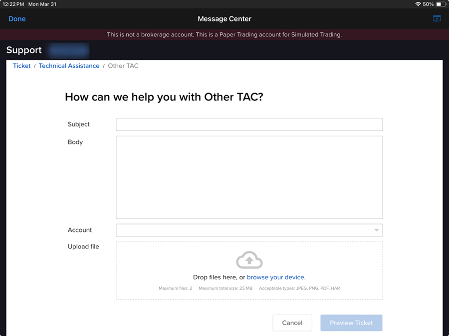 Message Center