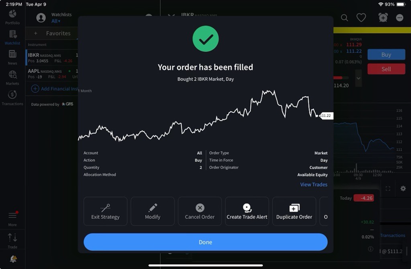 Post Order Screen Example Post Order Status