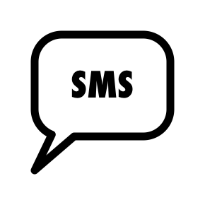 An SMS message box