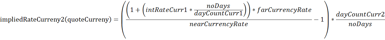 A sample CNH formula