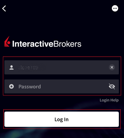 The iPhone IBKR mobile login