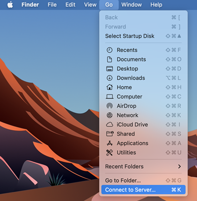 The macOS Finder