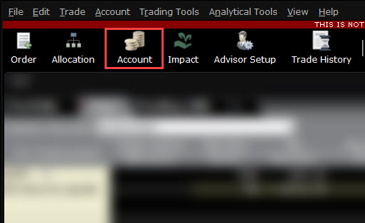 The account icon