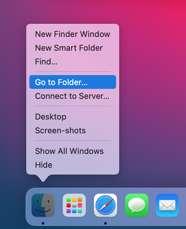 The RSA Key Pair finder go to folder. 