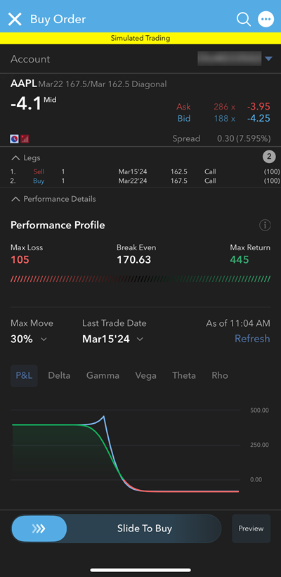 The iPhone rollover order preview