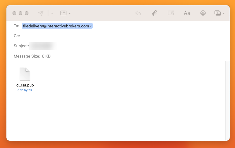 The RSA Key Pair mail