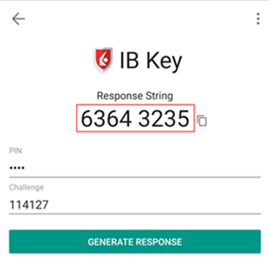 The android ibkr mobile reponse string. 