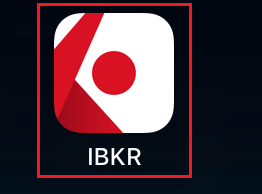 The iphone ibkr mobile icon. 