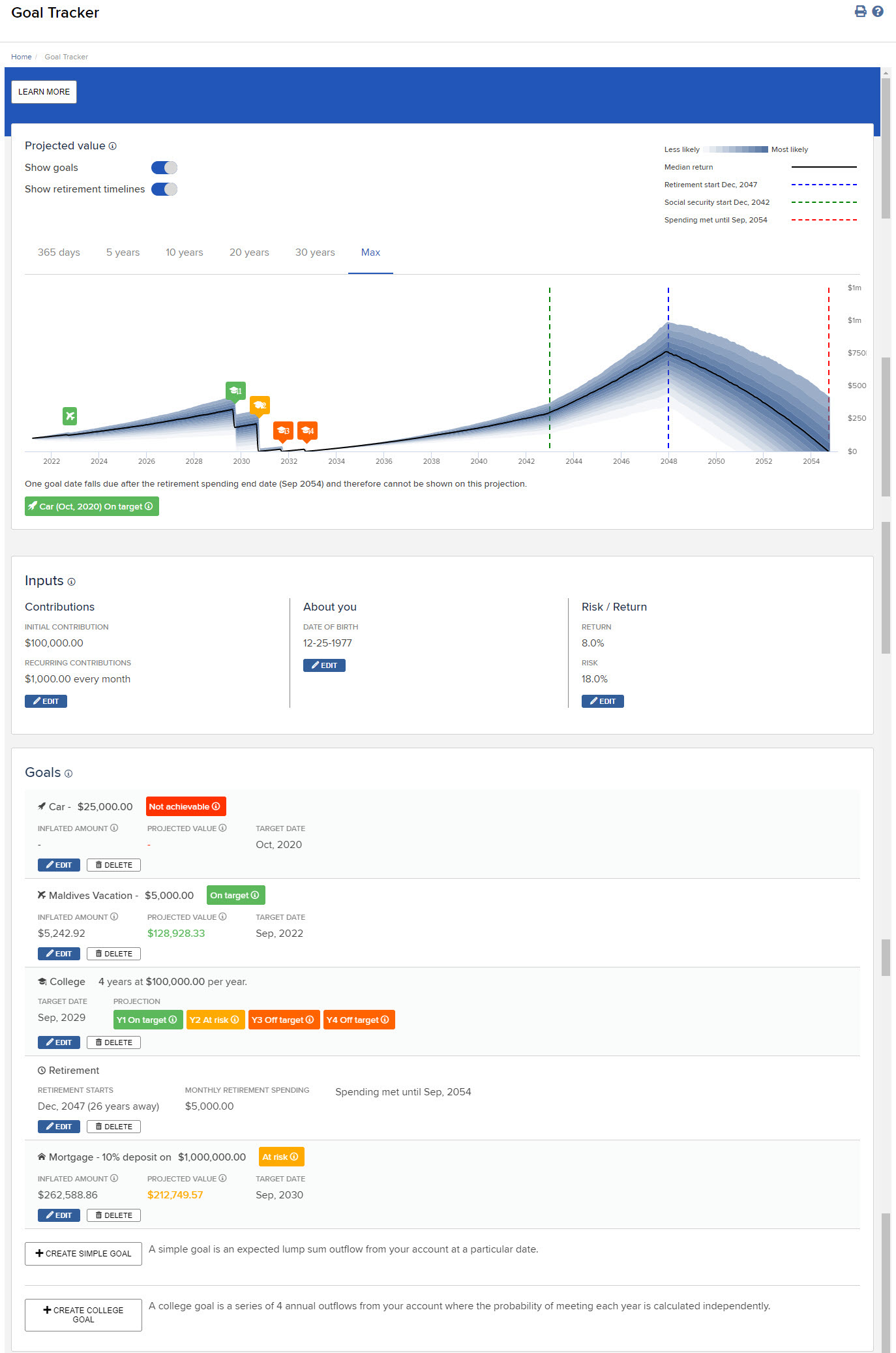 Goal Tracker