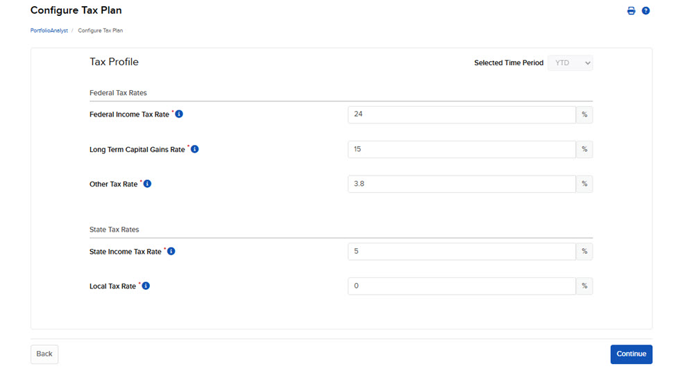 Enter Federal and State Tax Rates in Portal