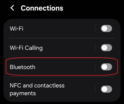 Enable Bluetooth for AndroidOS for Passkey