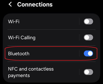 Toggle Bluetooth for AndroidOS for Passkey