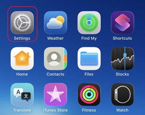 Settings on iOS for Passkey