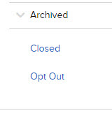 Image of the view expired messages in Portal. 
