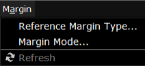 The risk navigator marin menu in TWS. 